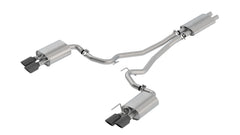 Touring ECE-Approved Active Cat-Back Exhaust (Black Tips) for Mustang 5.0L GT 2018-23 | #1014045BC | Borla
