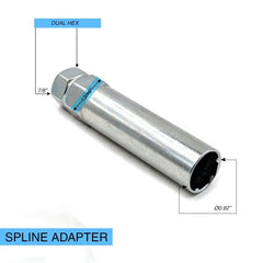 Coyote Wheel Accessories Chrome 1.5" Spline Wheel Nut Kit for Mustang 2015-22 | #63K548S - Available from NEMESISUK.COM