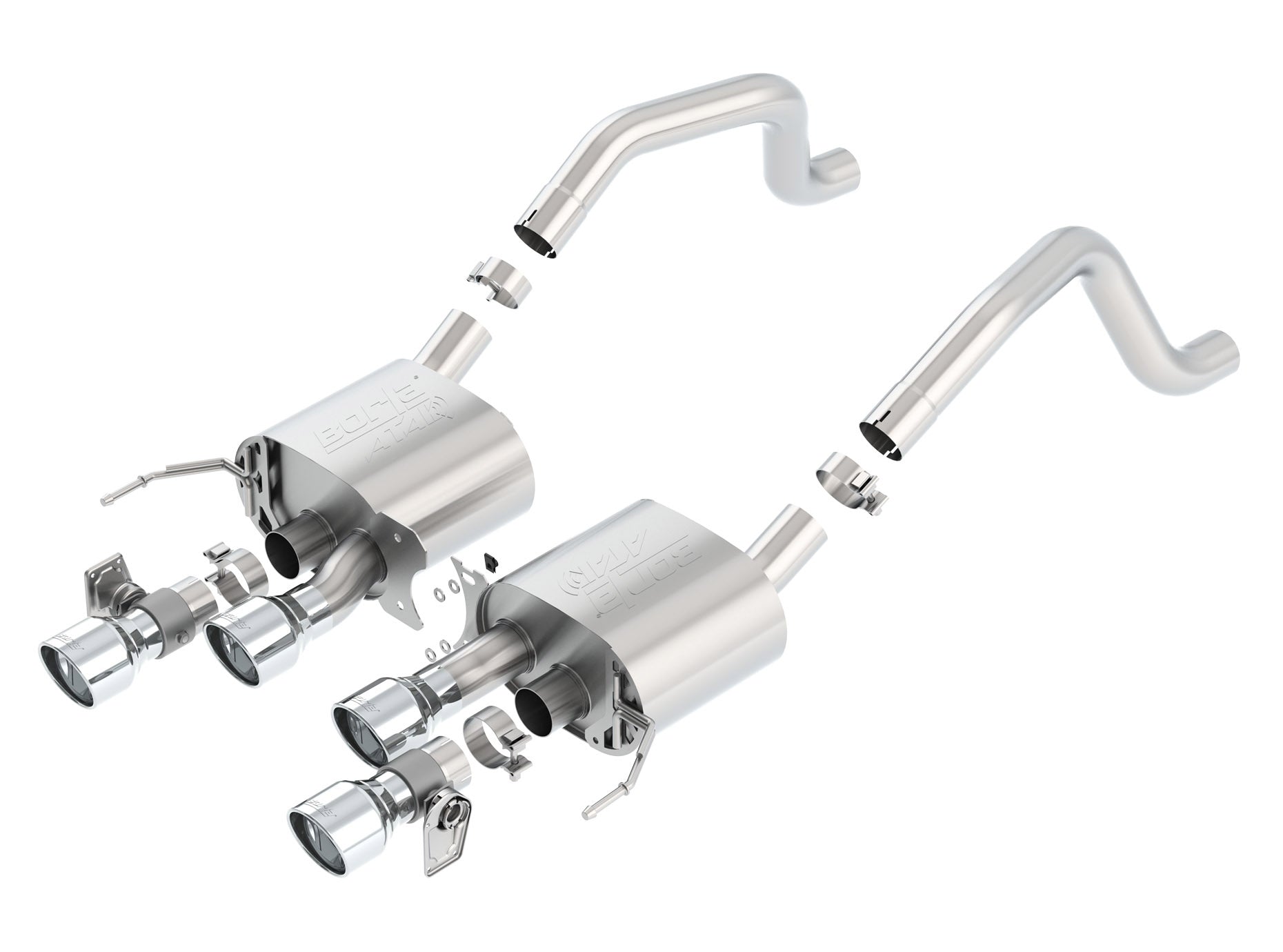 Borla Axle-Back ATAK Performance Exhaust CORVETTE C7 Z06 2015 #11905
