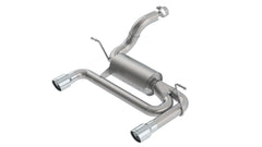 S-Type Axle-Back Exhaust for Jeep Wrangler 3.6L 2018-24 | #11956 | Borla - Available from NEMESISUK.COM