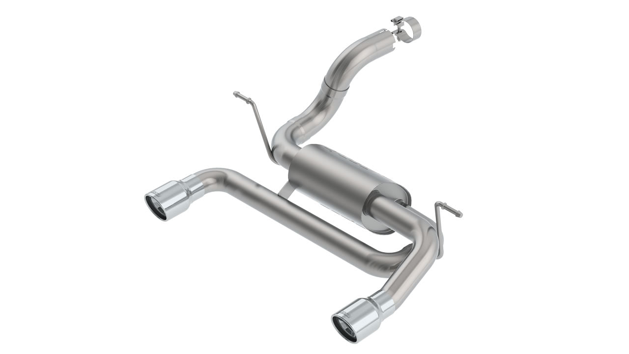S-Type Axle-Back Exhaust for Jeep Wrangler 2.0L 2018+ | #11963 | Borla - Available from NEMESISUK.COM