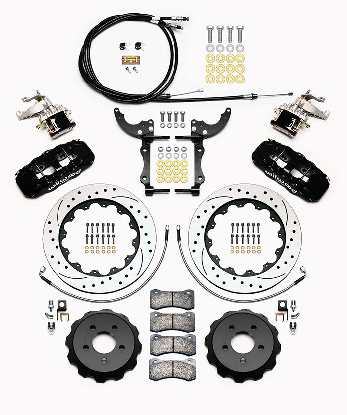 AERO4 / MC4 Rear Brake Upgrade Kit For Mustang 2015-23 | #140-13888 | Wilwood - Available from NEMESISUK.COM