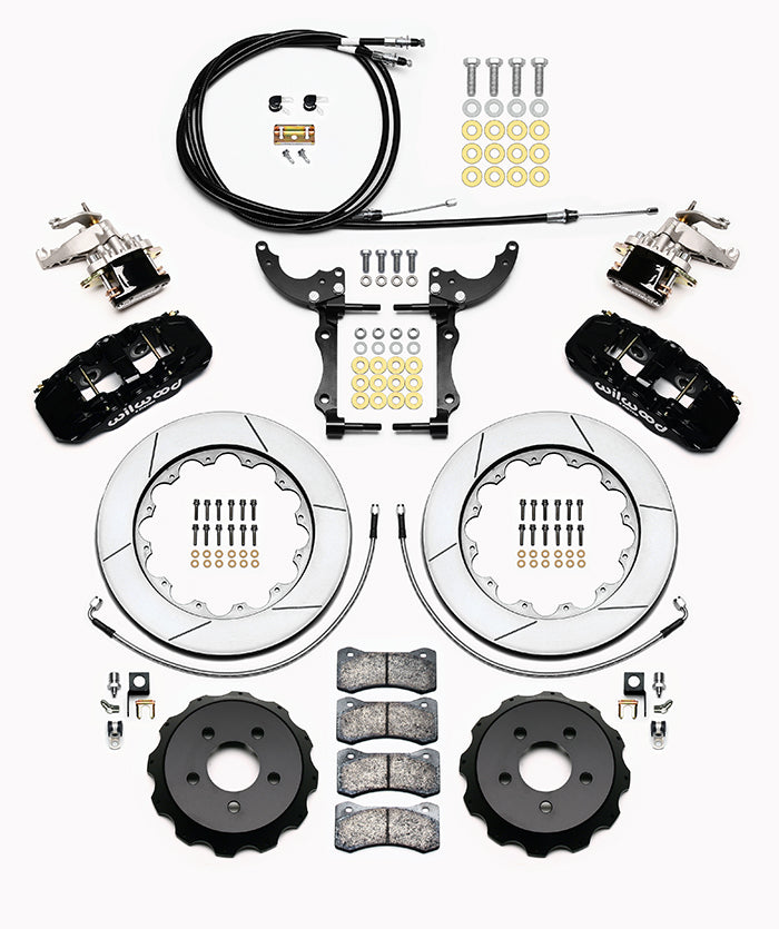 AERO4 / MC4 Rear Brake Upgrade Kit For Mustang 2015-23 | #140-13888 | Wilwood - Available from NEMESISUK.COM