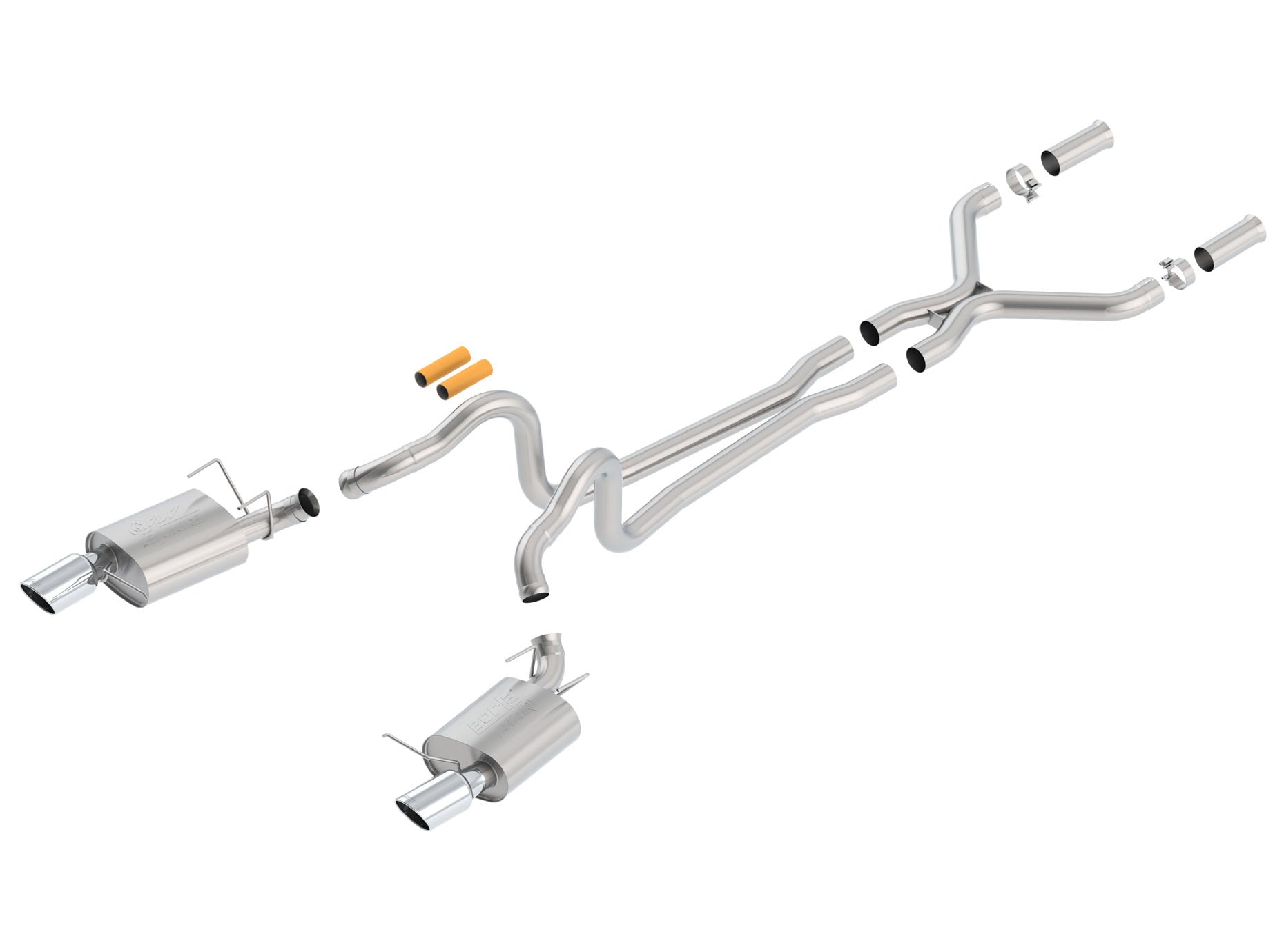 Borla Cat-Back ATAK Performance Exhaust MUSTANG GT 2013-14#140516