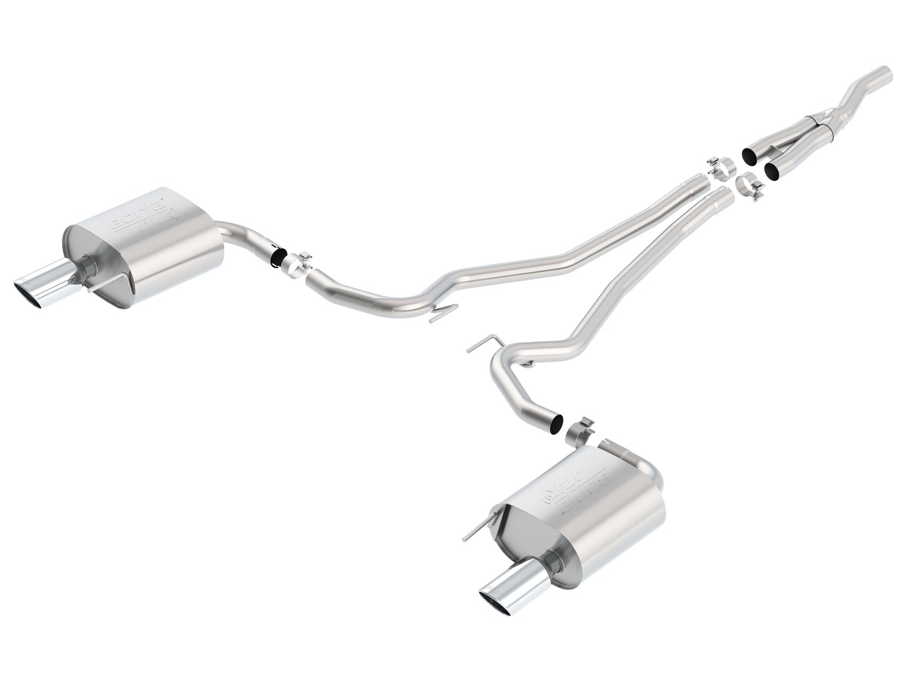 Borla Cat-Back ATAK Performance Exhaust MUSTANG ECO BOOST 2015-17#140585