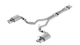 Borla 'S-Type' Performance 3.0" Cat-Back Exhaust for Mustang 5.0L GT 2018-22 | #140742 - Available from NEMESISUK.COM