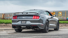 Touring ECE-Approved Active Cat-Back Exhaust (Black Tips) for Mustang 5.0L GT 2018-23 | #1014045BC | Borla