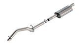 High Clearance Touring Cat-Back Exhaust for Jeep Wrangler JLU 2.0L 2018+ | #140822 | Borla - Available from NEMESISUK.COM