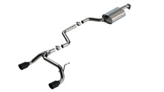 Cat-Back S-Type Exhaust for Suzuki Jimny 1.5L 2018-23 (Black Chrome Tips) | #140923BC | Borla - Available from NEMESISUK.COM