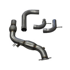 CORSA 'Sport' to 'Xtreme' 3" Catted Performance Downpipe for Mustang 2.3L EcoBoost 2015-22 | #14344 - Available from NEMESISUK.COM