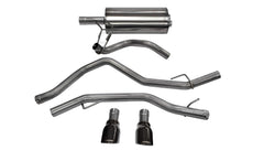 Sport 3.0" Cat-Back Exhaust (Black Tips) for RAM 1500 2009-18, 2019-23 Classic 4.7L & 5.7L V8 | #14405BLKCP | Corsa Performance