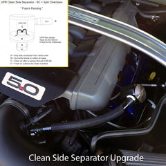 Clean Side Catch Can / Oil Air Separator (Black) Mustang 5.0L GT 2015-17 | #5043-106-1 | UPR - Available from NEMESISUK.COM