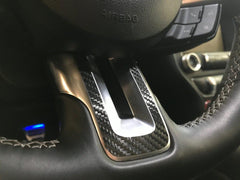 Dash Overlay Vinyl Kit (Black Carbon Fibre) for Mustang 2015-23 | #15FM_DOK_CF - Available from NEMESISUK.COM