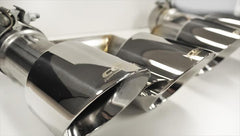 Corsa Twin 4" Pro Series Polished Tip Kit with 3" Pipe for Mustang GT 2015-17 | #14333CP - Available from NEMESISUK.COM