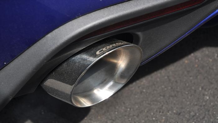 Sport Cat-Back Exhaust (Polished Tips) for Mustang 2.3L EcoBoost 2015-22 | #14343 | Corsa Performance - Available from NEMESISUK.COM
