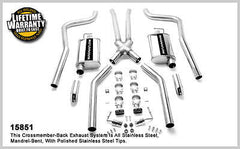 Plymouth Barracuda V8 318/340/360/383/426/440CID 70-72 Exhaust 15851 | MagnaFlow