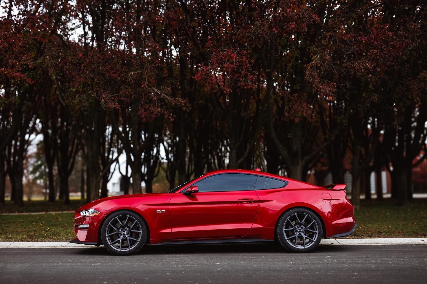 Tech 5 Wheel Kits (Set of 4 in Square/Staggered Combo) for Mustang 2005-23 & 2024+ | RTR - Available from NEMESISUK.COM