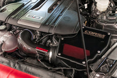 Carbon Fibre - DryTech Closed Cold Air Intake for Mustang GT 5.0L 2018-23 | #44007D | Corsa Performance