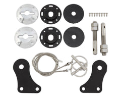 DRAKE Hood Pin Kit (Billet Aluminium) for Mustang 2005-09 | #5R3Z-6316892-K - Available from NEMESISUK.COM