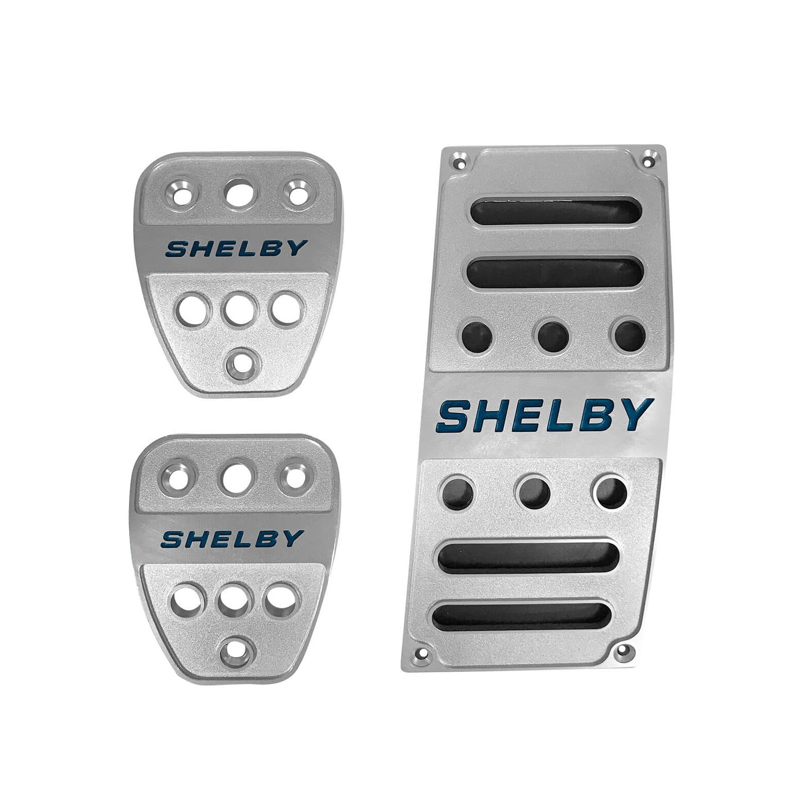 DRAKE Shelby Manual Pedal Kit (Billet Aluminium) for Mustang 2005-23 | #5S3Z-2457-9735M - Available from NEMESISUK.COM