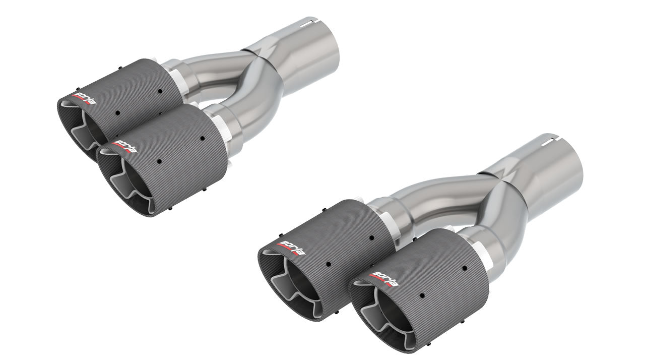 Borla Carbon Tips for Jeep Grand Cherokee Trackhawk 2018-21 | #60673CF - Available from NEMESISUK.COM