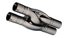 SwitchFire X-Pipe Exhaust Resonator Delete for Borla 3" Cat-Backs Mustang 5.0L 2015-23 & 2024+ | #60748 | Borla