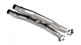 Exhaust Resonator Delete H-Pipe for Mustang 5.0L 2015-23 & 2024+ | #60752 | Borla