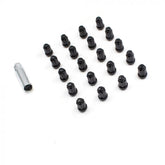 Coyote Wheel Accessories Black 1.5" Spline Wheel Nut Kit for Mustang 2015-22 | #63K548SBLK - Available from NEMESISUK.COM