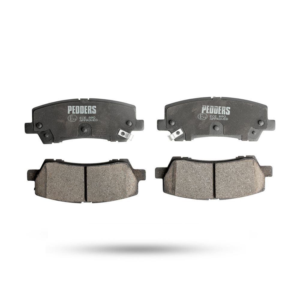 Slotted & Dimpled Discs & SportsRyder Pads Rear Kit for Mustang 2015-23 | #6720122+6560088SGL/R | Pedders - Available from NEMESISUK.COM