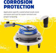 Front Wheel Bearing Hub Assembly for Mustang 2015-23 | #513346 | MOOG - Available from NEMESISUK.COM