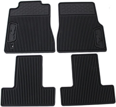 Ford Rubber Floor Mats with Running Pony Logo for Ford Mustang 2005-09 | #6R3Z-6313300-A - Available from NEMESISUK.COM