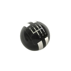 6-Speed Shift Knob (Black/Silver) for Mustang 2015-23 | #FR3Z-7213-M | Drake Muscle Cars