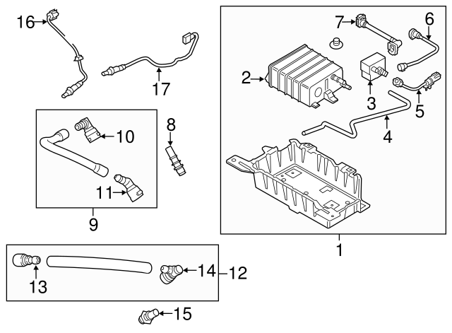 Ford Tube Assembly for Mustang 2015-19 |#GR3Z-6758-A - Available from NEMESISUK.COM