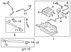 Ford Tube Assembly for Mustang 2015-19 |#GR3Z-6758-A - Available from NEMESISUK.COM