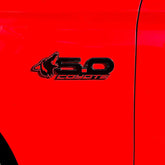 Howling Coyote S550 Style 5.0L Wing Emblems for Mustang 2015-23 & 2024+ | #85101-11 | AMP