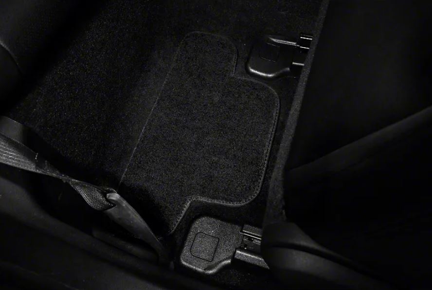 ROUSH LHD Embroidered Black Floor Mats (set of 4) for Ford Mustang 2015-23 | #421904 - Available from NEMESISUK.COM