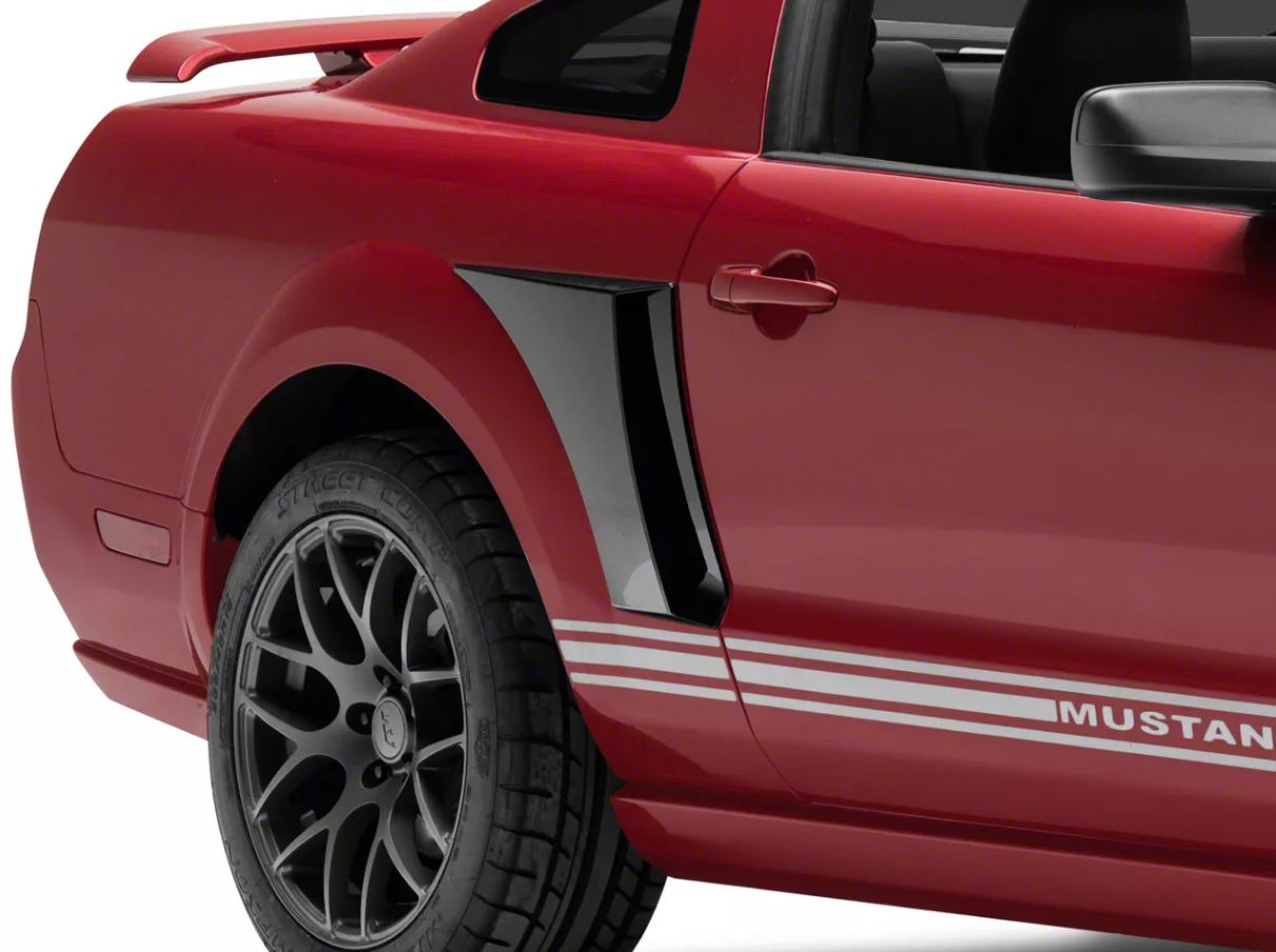 SPEEDFORM Side Scoops (Gloss Black) for Mustang 2005-09 | #415412  - Available from NEMESISUK.COM