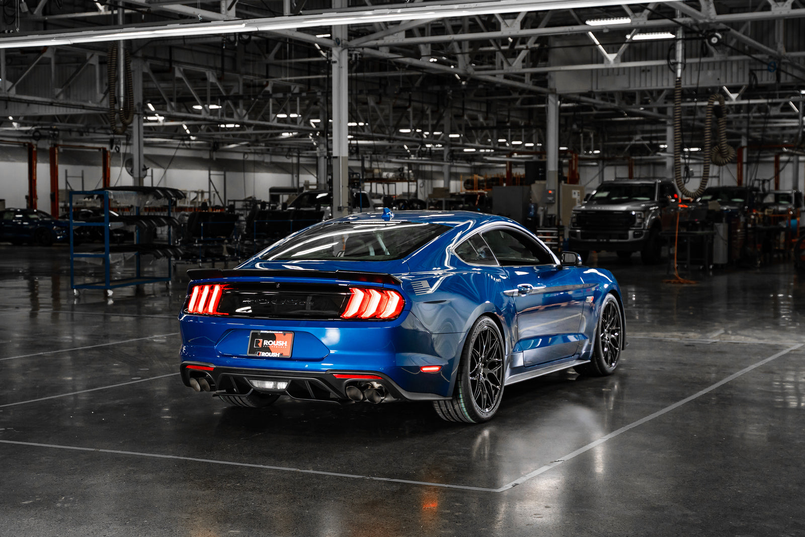 ROUSH Rear Spoiler (Primed/Unpainted) for Ford Mustang 2015-23 | #421883 - Available from NEMESISUK.COM