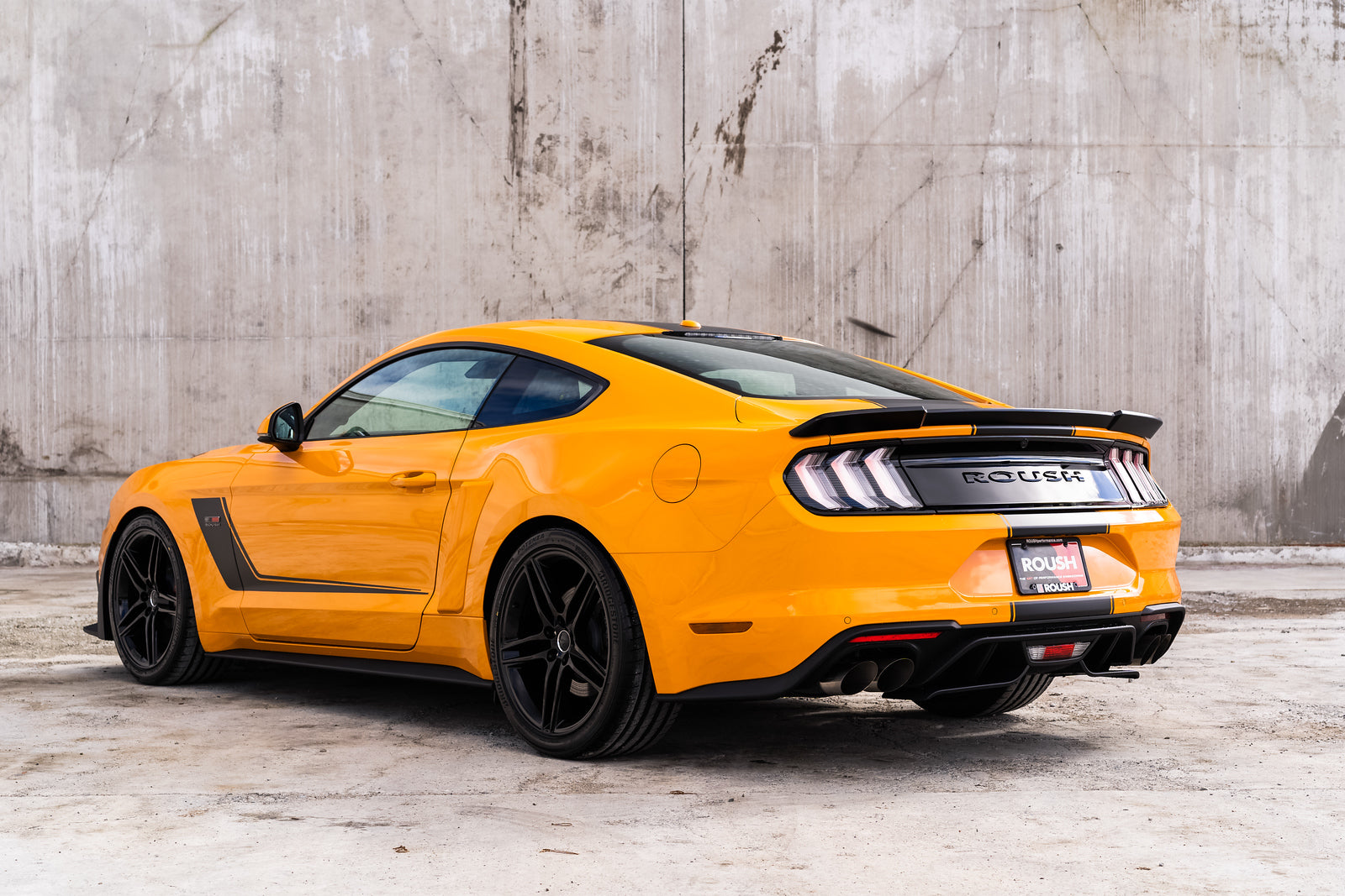 ROUSH Rear Spoiler (Matte Black) for Mustang 2015-23 | #422064 - Available from NEMESISUK.COM