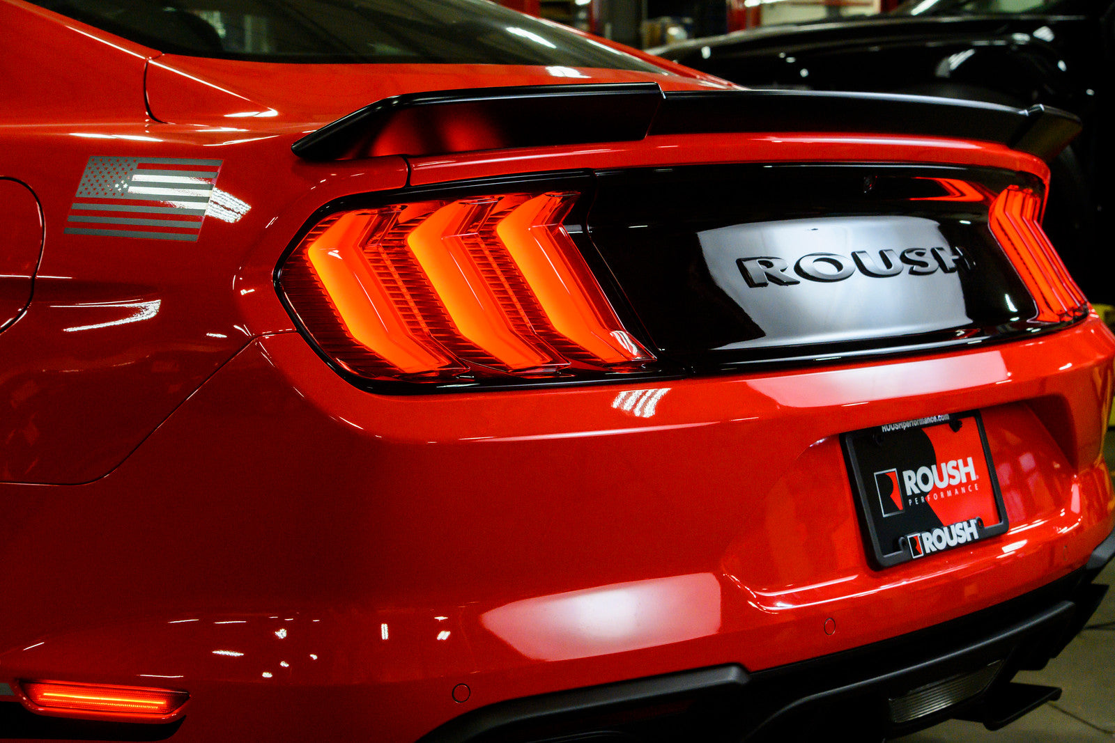ROUSH Rear Spoiler (Matte Black) for Mustang 2015-23 | #422064 - Available from NEMESISUK.COM