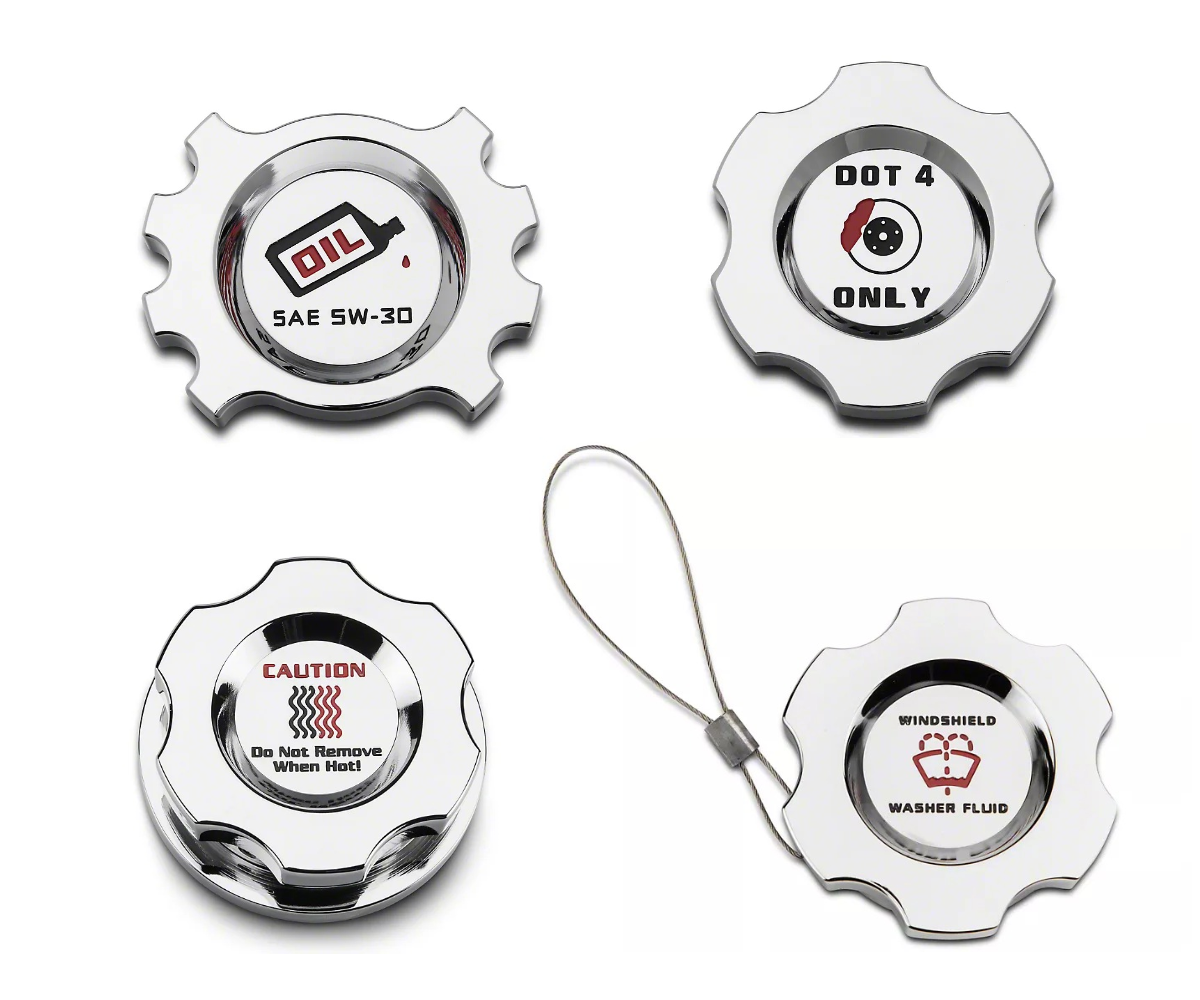 Underhood Dress-Up Kit (Chrome) for Mustang 2.3L EcoBoost 2015-22 | #393978-EB | Modern Billet - Available from NEMESISUK.COM