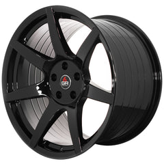 SEVEN Spoke Gloss Black 19x10 & 19x11 (Staggered) Wheel Set for Mustang 2005-23 & 2024+ | Project 6GR