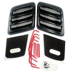 Hood Heat Extractors (Gloss Black) for Mustang 2018-23 | #422325 | Roush