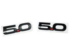 Gloss Black 5.0 Wing Emblems (Pair) for Mustang GT 2015-23 | M-1447-M50AB | Ford Performance