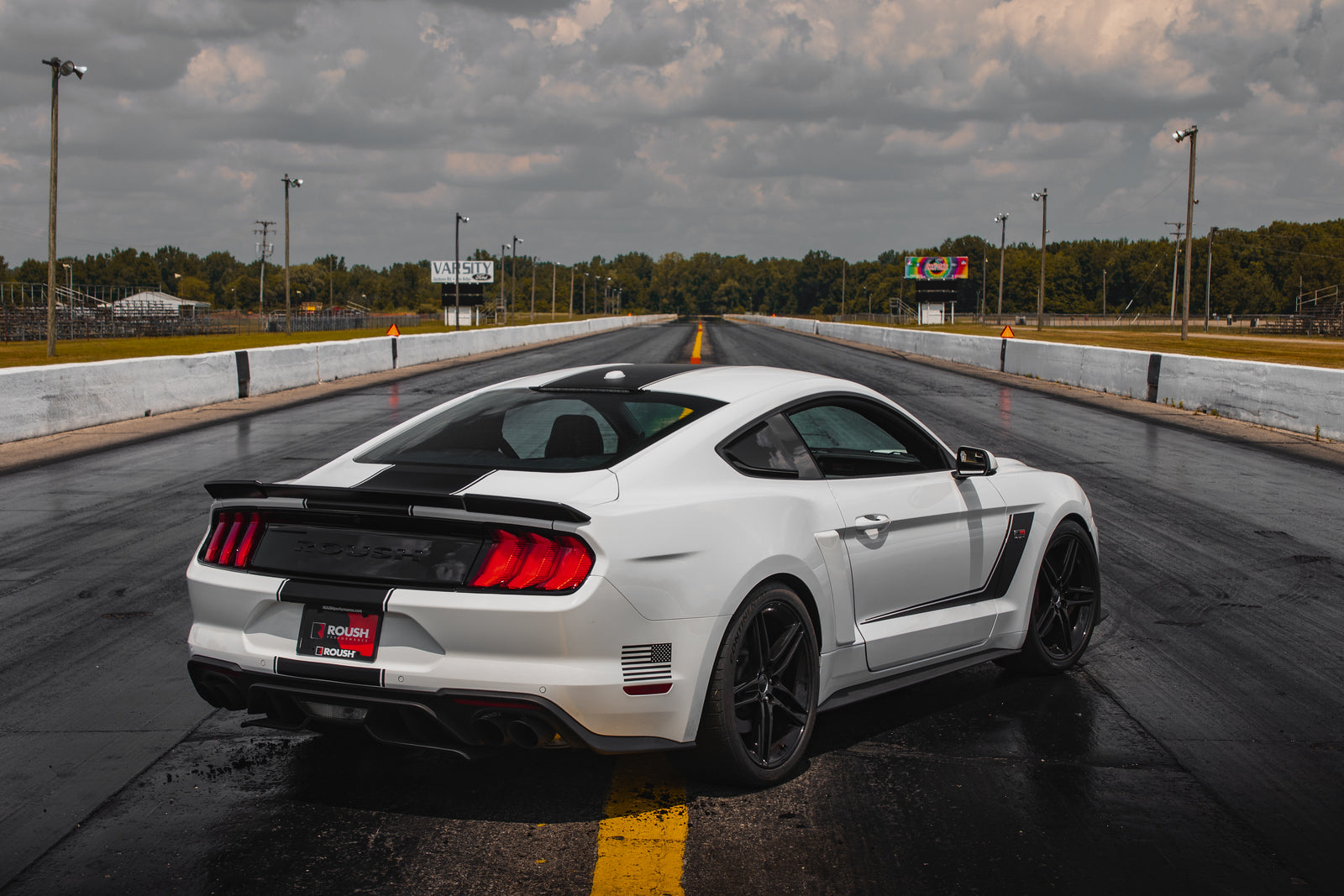 ROUSH Rear Spoiler (Matte Black) for Mustang 2015-23 | #422064 - Available from NEMESISUK.COM
