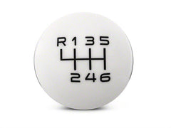 Shift Knob (White/Black) for Mustang 2015-23 & 2024+ | #389552 | RTR