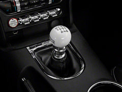 Shift Knob (White/Black) for Mustang 2015-23 & 2024+ | #389552 | RTR
