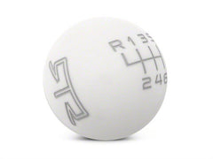 Shift Knob (White/Grey) for Mustang 2015-23 & 2024+ | #389550 | RTR