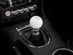 Shift Knob (White/Grey) for Mustang 2015-23 & 2024+ | #389550 | RTR