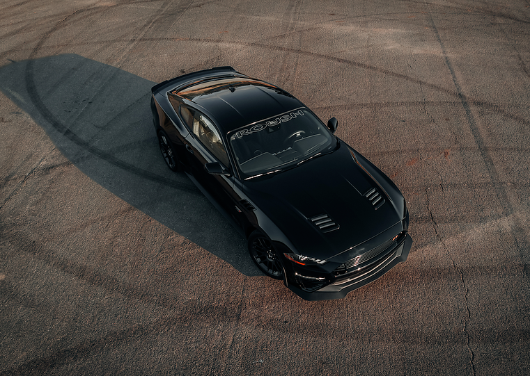 ROUSH Rear Spoiler (Matte Black) for Mustang 2015-23 | #422064 - Available from NEMESISUK.COM